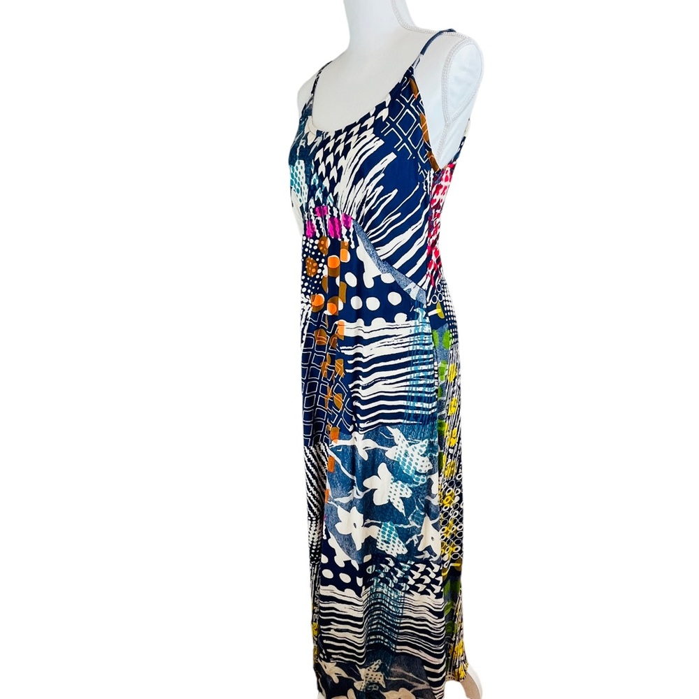 JAMS WORLD Simpson Print Vintage Maxi Sun Dress Size Small - Picture 4 of 13